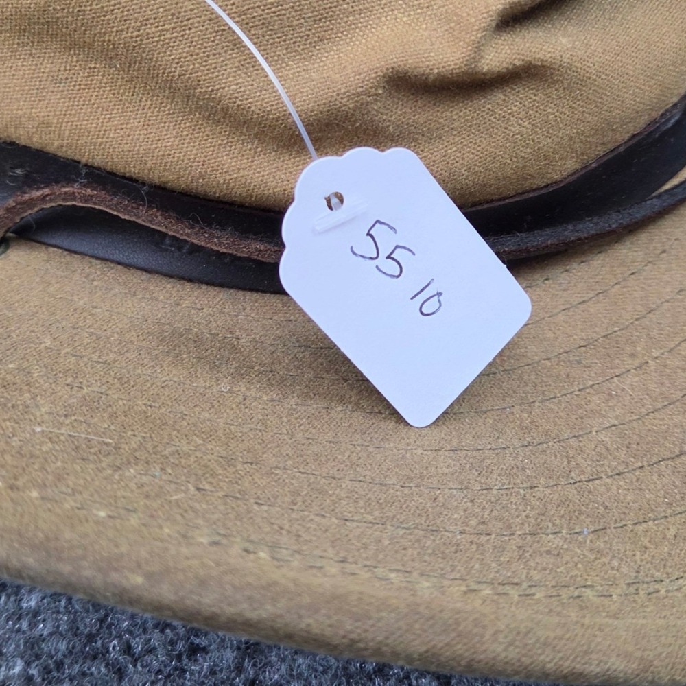 Vintage McAlister Custom Waxed Canvas Bush Hat Made in USA Outback 90s Boonie - Picture 9 of 9